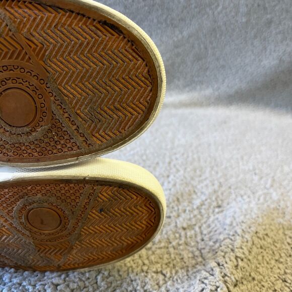 Aldi Gear Rainbow Shoes Womens 9 Slip On Canvas Blue Red Yellow Sneakers Logo - Picture 11 of 11